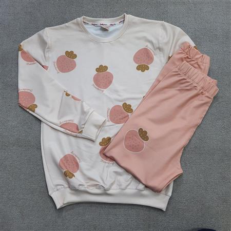 بلوز شلوارstrawberry تکسایز
