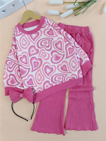 سه تیکه قلب pink