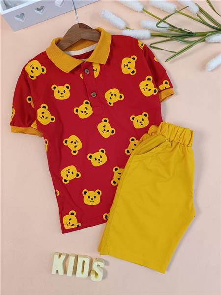 تیشرت شلوارک yellow bear