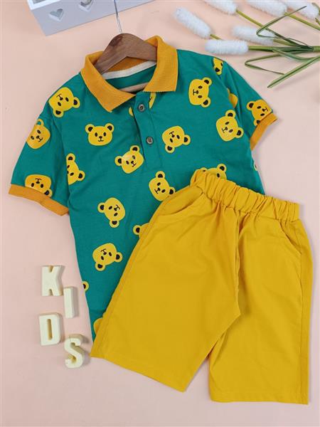 تیشرت شلوارک yellow bear