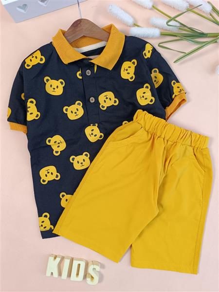 تیشرت شلوارک yellow bear
