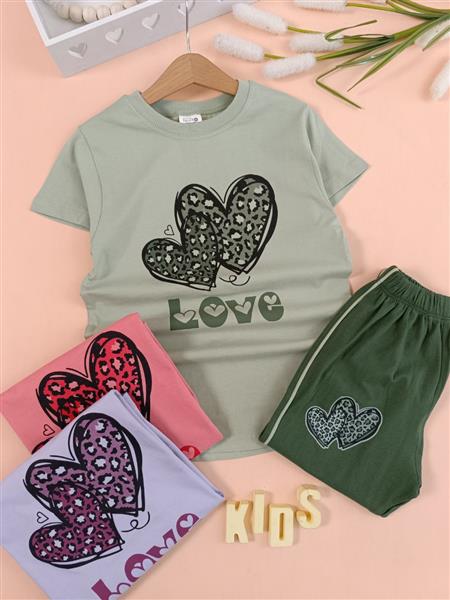 تیشرت شلوارک hearts