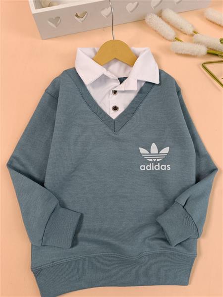 بلوز یقه دار adidas