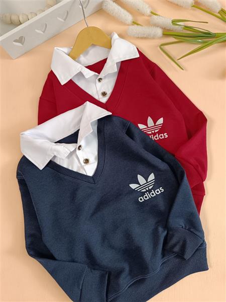 بلوز یقه دار adidas