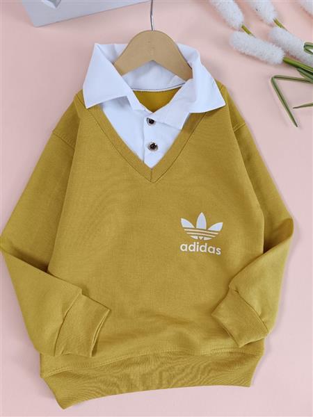 بلوز یقه دار adidas