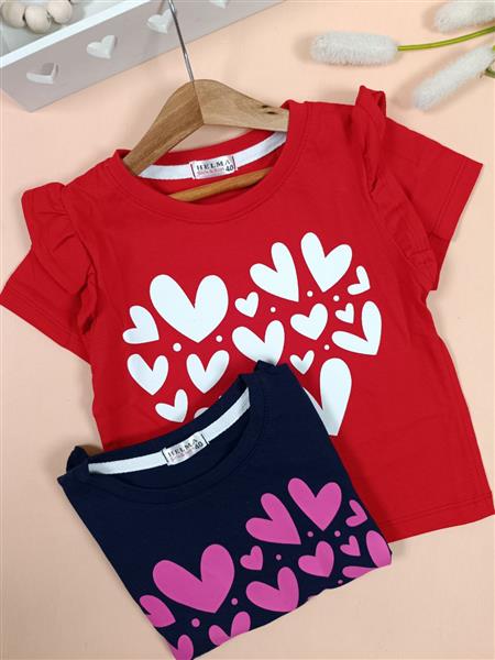 تیشرت قلبی little &big
