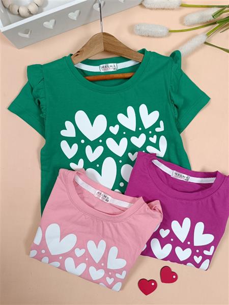 تیشرت قلبی little &big