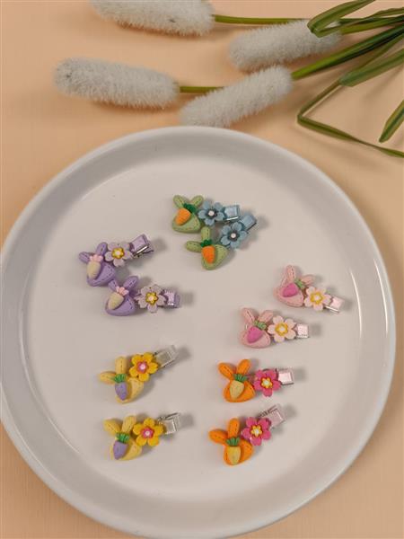 گیره گل و خرگوش هویجی