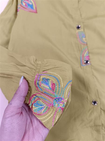 شومیز گل سوزنی