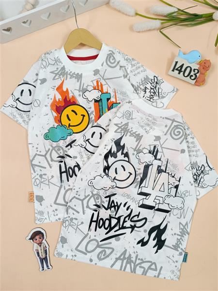 تیشرت تک fire stiker