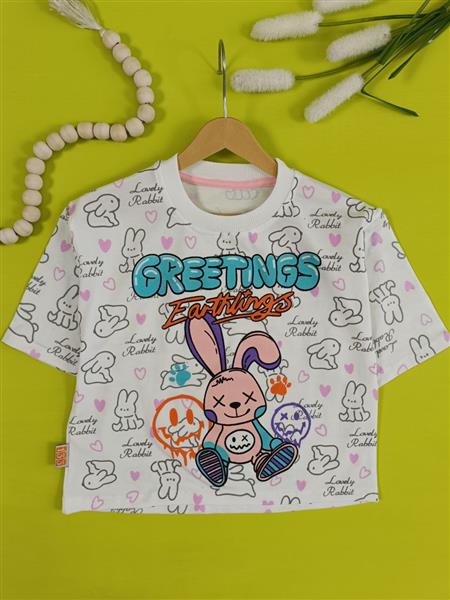 تیشرت تک خرگوش gree tings