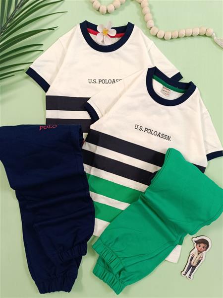 تیشرت شلوار راه راه u.s polo