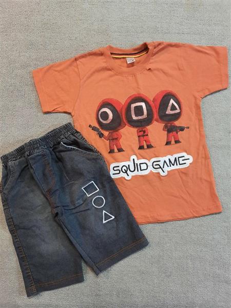 تیشرت شلوارک squid game تکسایز
