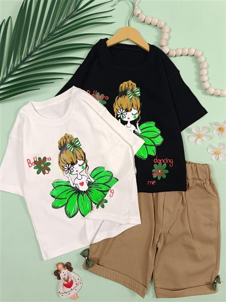 تیشرت شلوارک ballerina