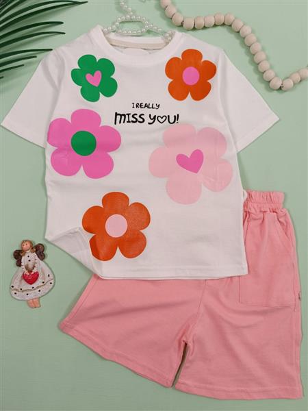 تیشرت شلوارک miss you