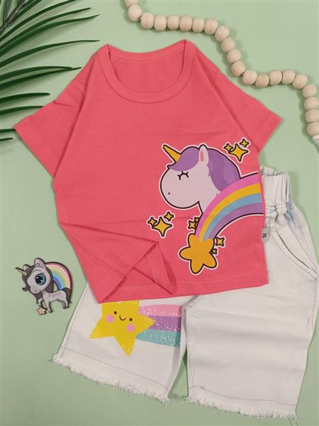 تیشرت شلوارک تکشاخ و Rainbow
