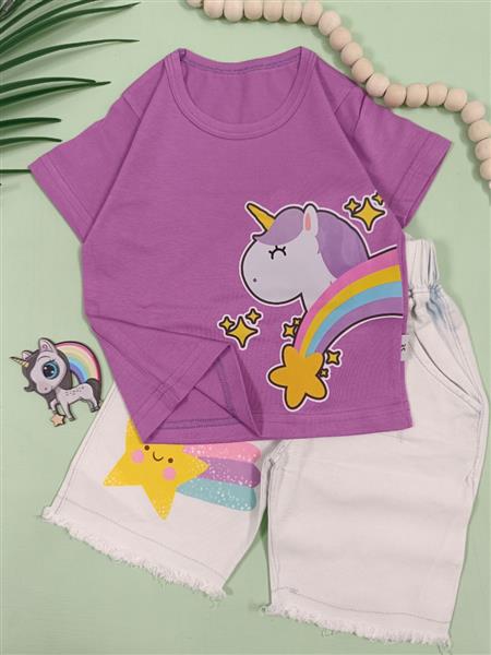 تیشرت شلوارک تکشاخ و Rainbow