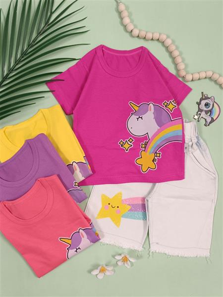 تیشرت شلوارک تکشاخ و Rainbow