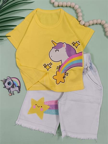 تیشرت شلوارک تکشاخ و Rainbow