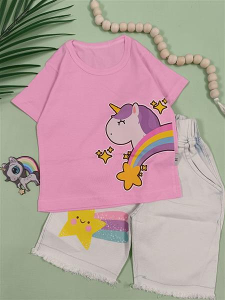 تیشرت شلوارک تکشاخ و Rainbow