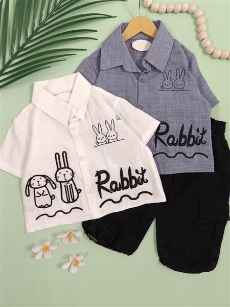 پیراهن شلوارک cat &Rabbit
