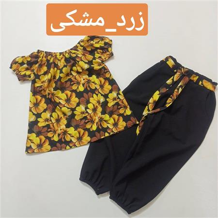 تاپ شلوار گل گلی