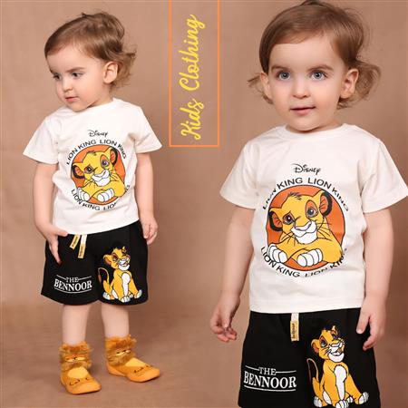 تیشرت شلوارک lion king