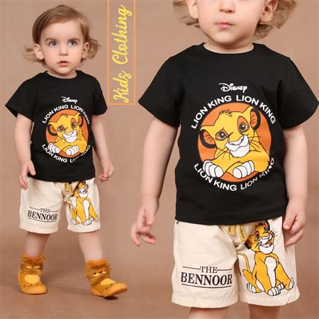 تیشرت شلوارک lion king