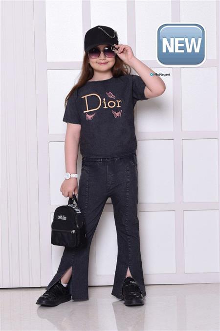 کراپ شلوار جین پروانه