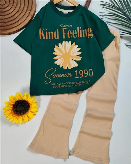 تیشرت شلوار گل kind