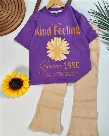 تیشرت شلوار گل kind