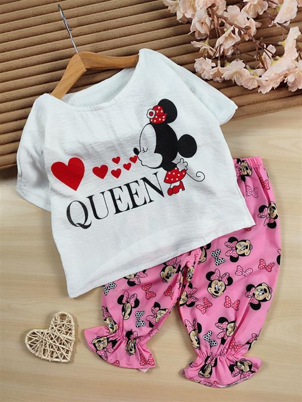 کراپ شلوارک queen