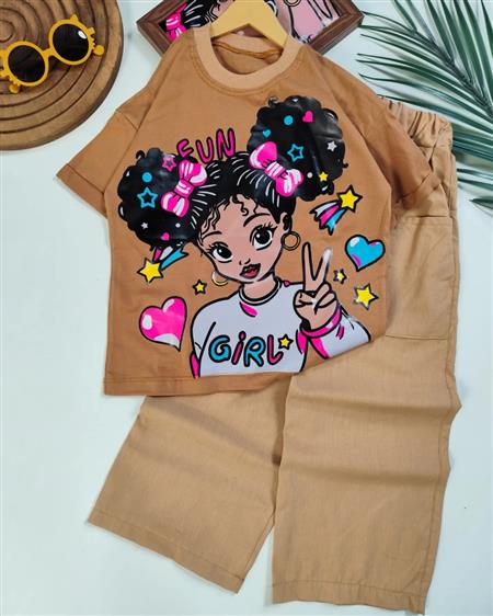 تیشرت شلوار curly girl