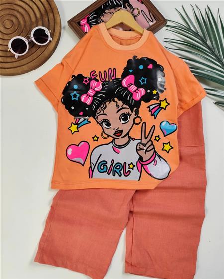تیشرت شلوار curly girl