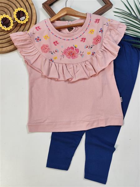 تیشرت شلوار گل نقاشی