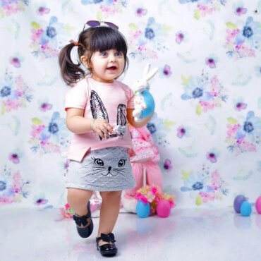 تیشرت دامن خرگوشی کوچک