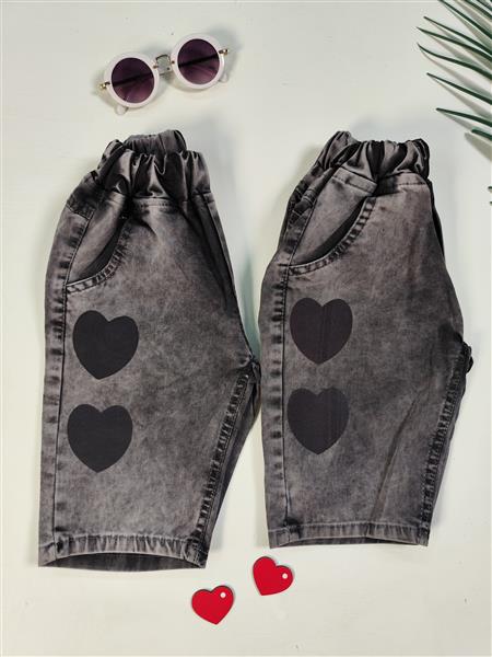 شلوارک heart black