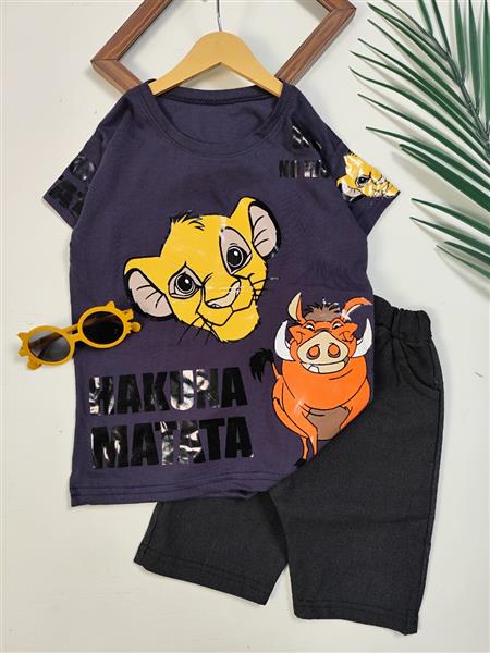 تیشرت شلوارک شیرشاه و گراز 