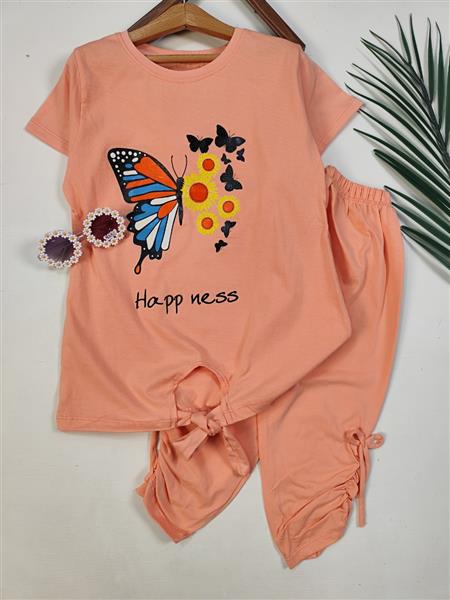 تیشرت شلوارک پروانه happy ness