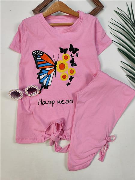 تیشرت شلوارک پروانه happy ness