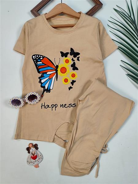تیشرت شلوارک پروانه happy ness