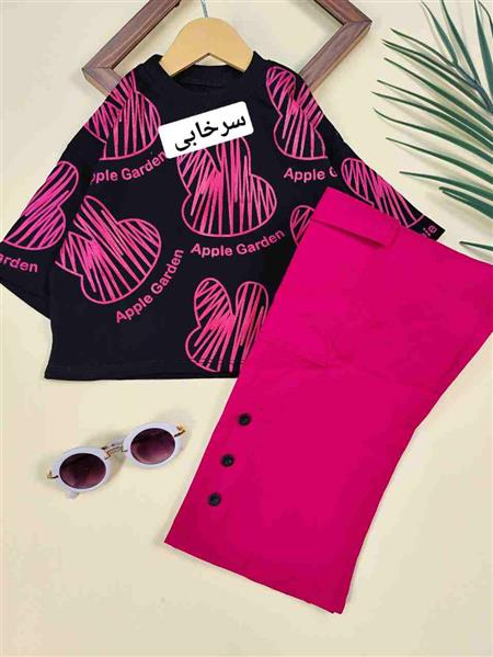 کراپ شلوار خرگوش خط خطی 