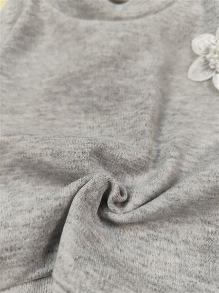 تاپ شورتک گیپوری گل یاس 