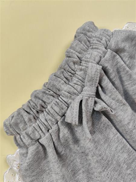 تاپ شورتک گیپوری گل یاس 