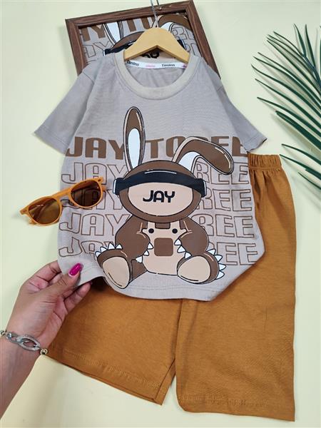 تیشرت شلوارک خرگوش jay
