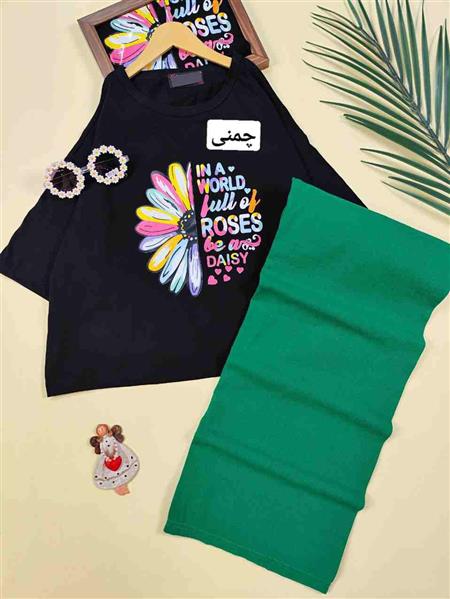 کراپ شلوار full of roses 