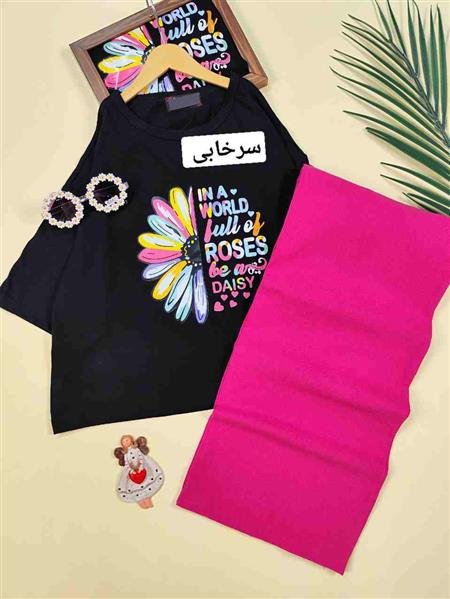کراپ شلوار full of roses 