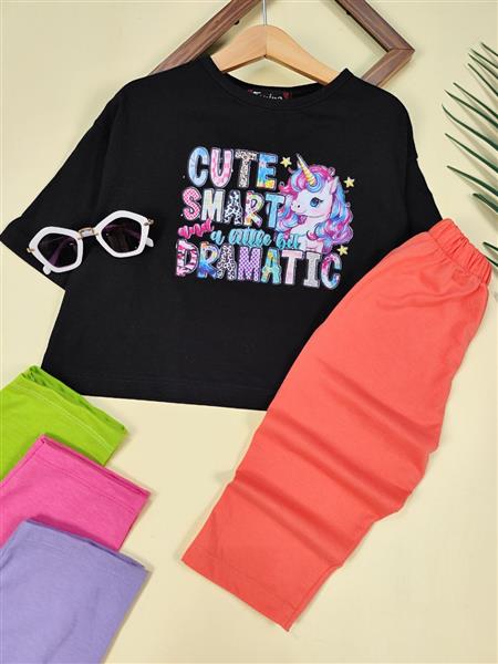 کراپ شلوارک تکشاخ cute smart