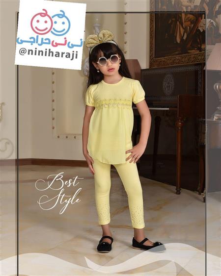 دوتیکه حریر و مروارید سایز متوسط