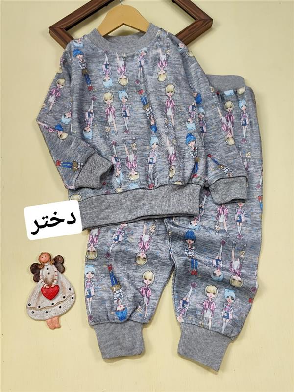 بلوز شلوار مخملی کارتونی fall